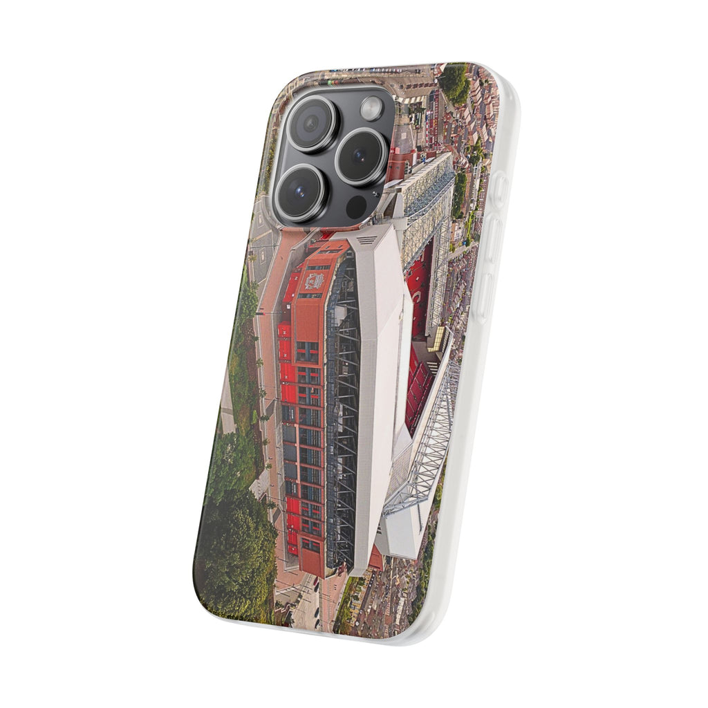 Liverpool Anfield Aerial Flexi Phone Case — Anfield Stadium Photo iPhone Cover