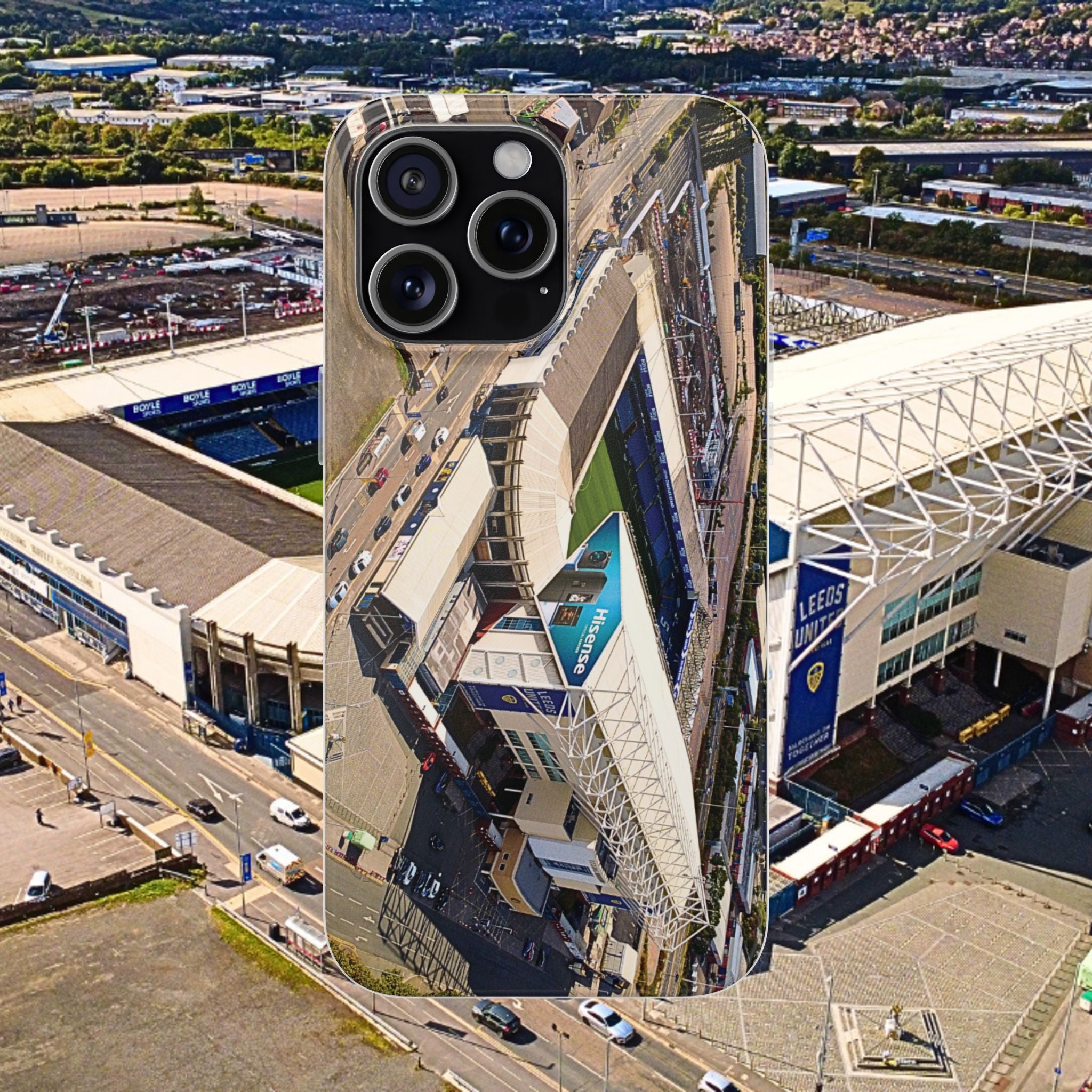 Leeds United — Elland Road Stadium — Flexi Phone Case — Yorkshire