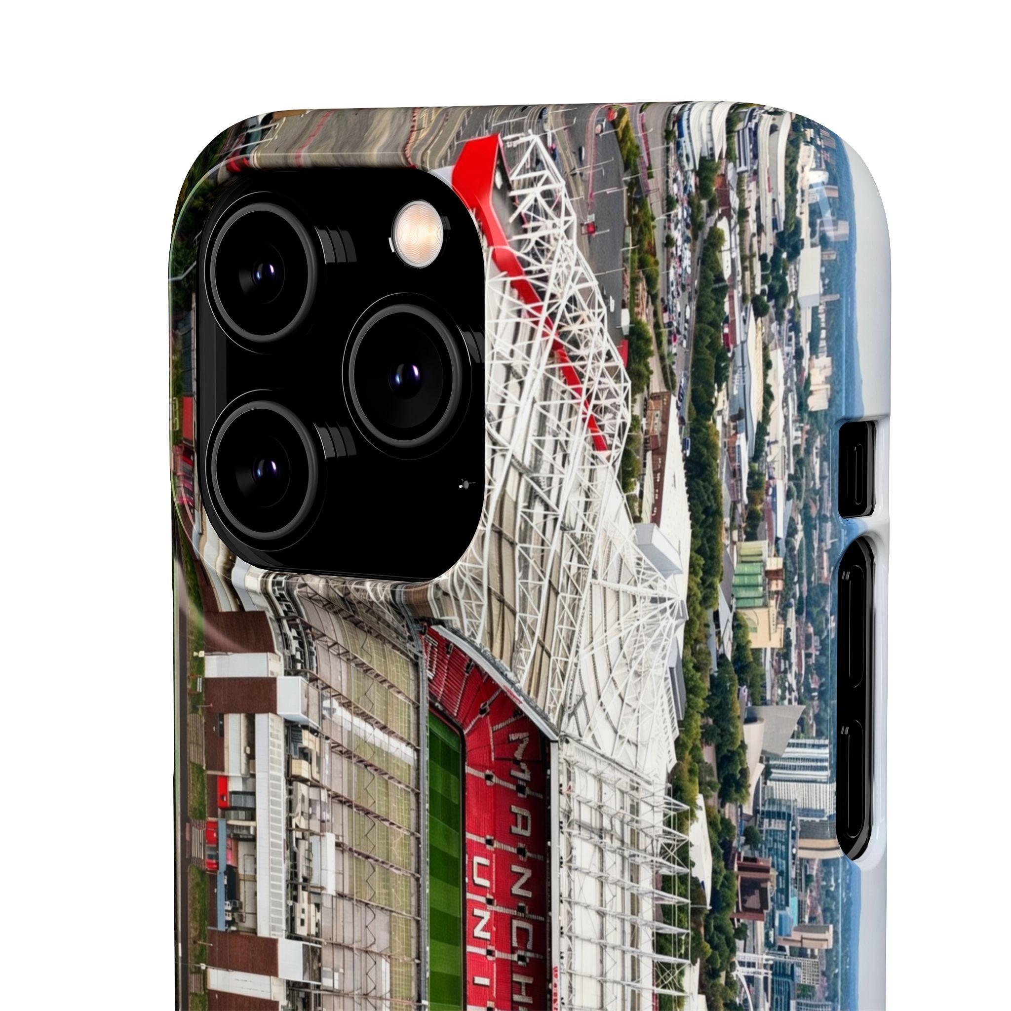 Old Trafford Aerial Side View — Manchester United — Premium Phone Case