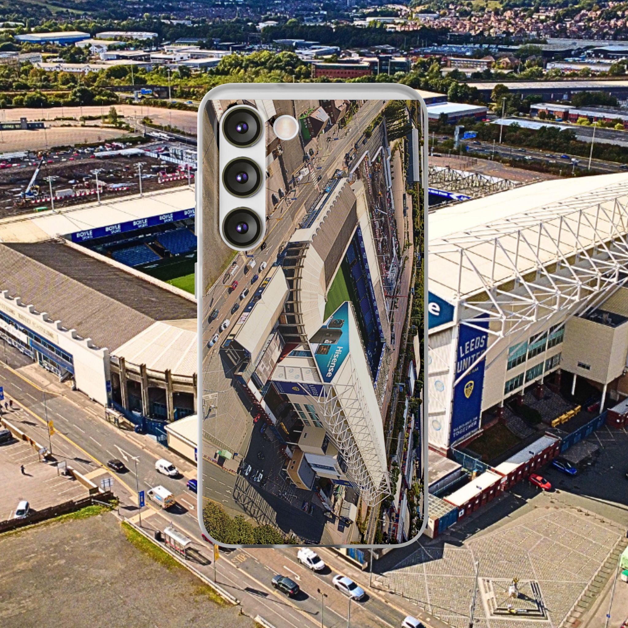Leeds United — Elland Road Stadium — Flexi Phone Case — Yorkshire