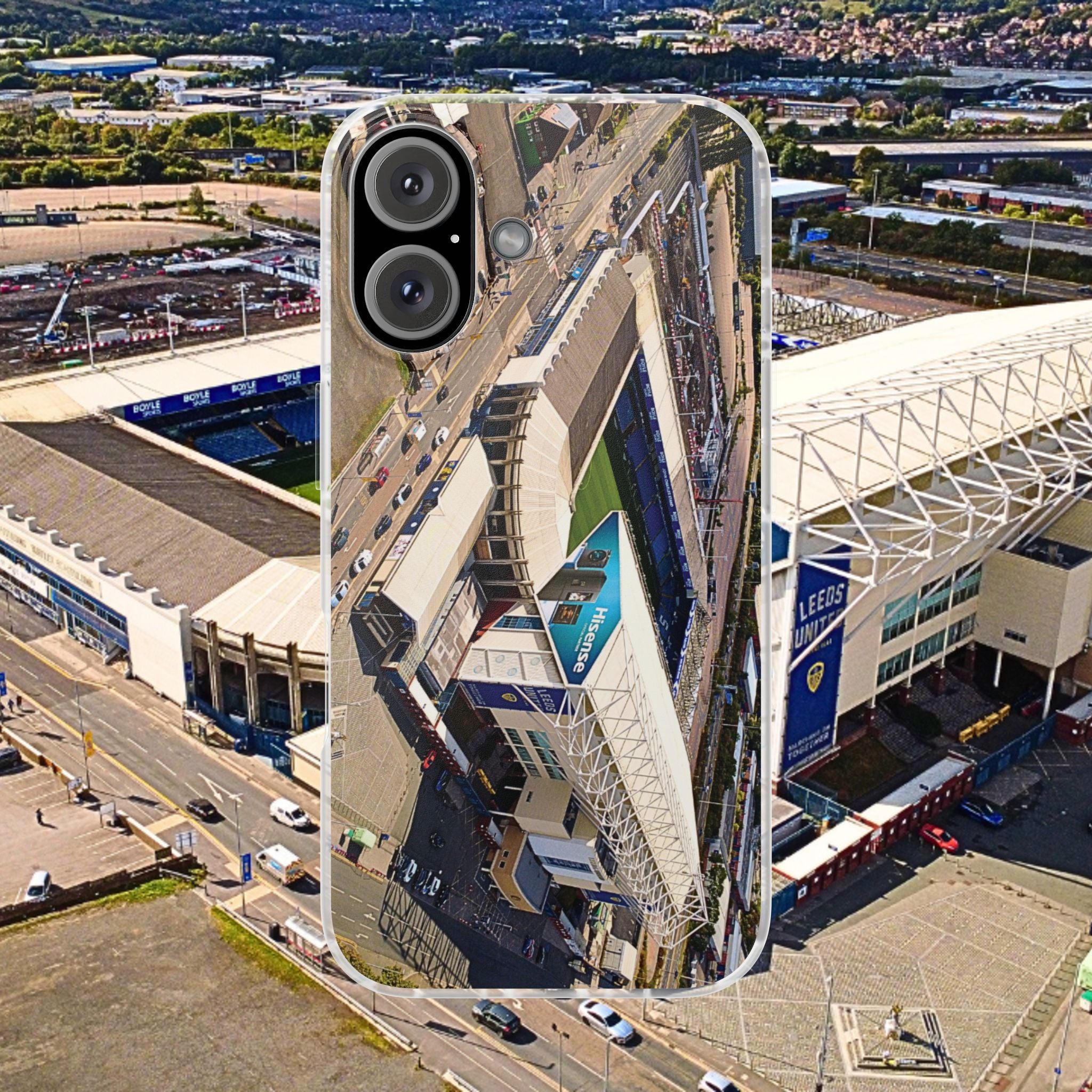 Leeds United — Elland Road Stadium — Flexi Phone Case — Yorkshire