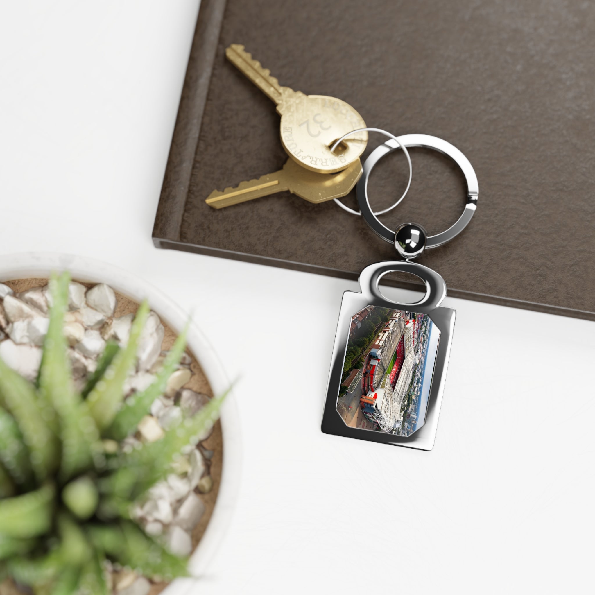 Rectangle Photo Keyring – Old Trafford, Manchester United FC