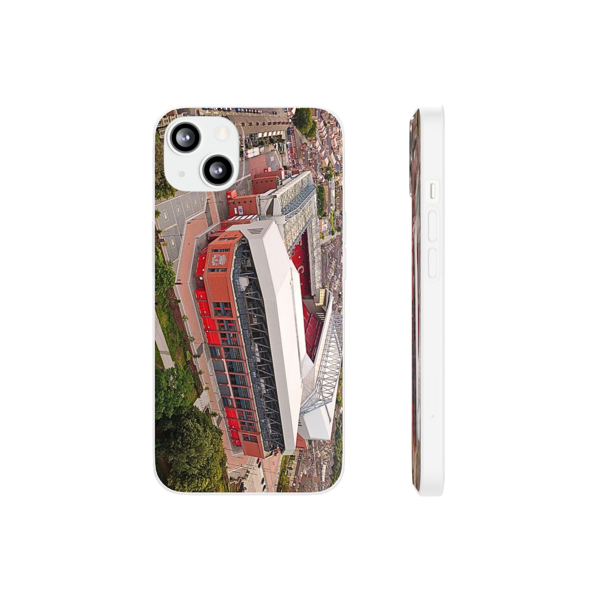 Liverpool Anfield Aerial Flexi Phone Case — Anfield Stadium Photo iPhone Cover