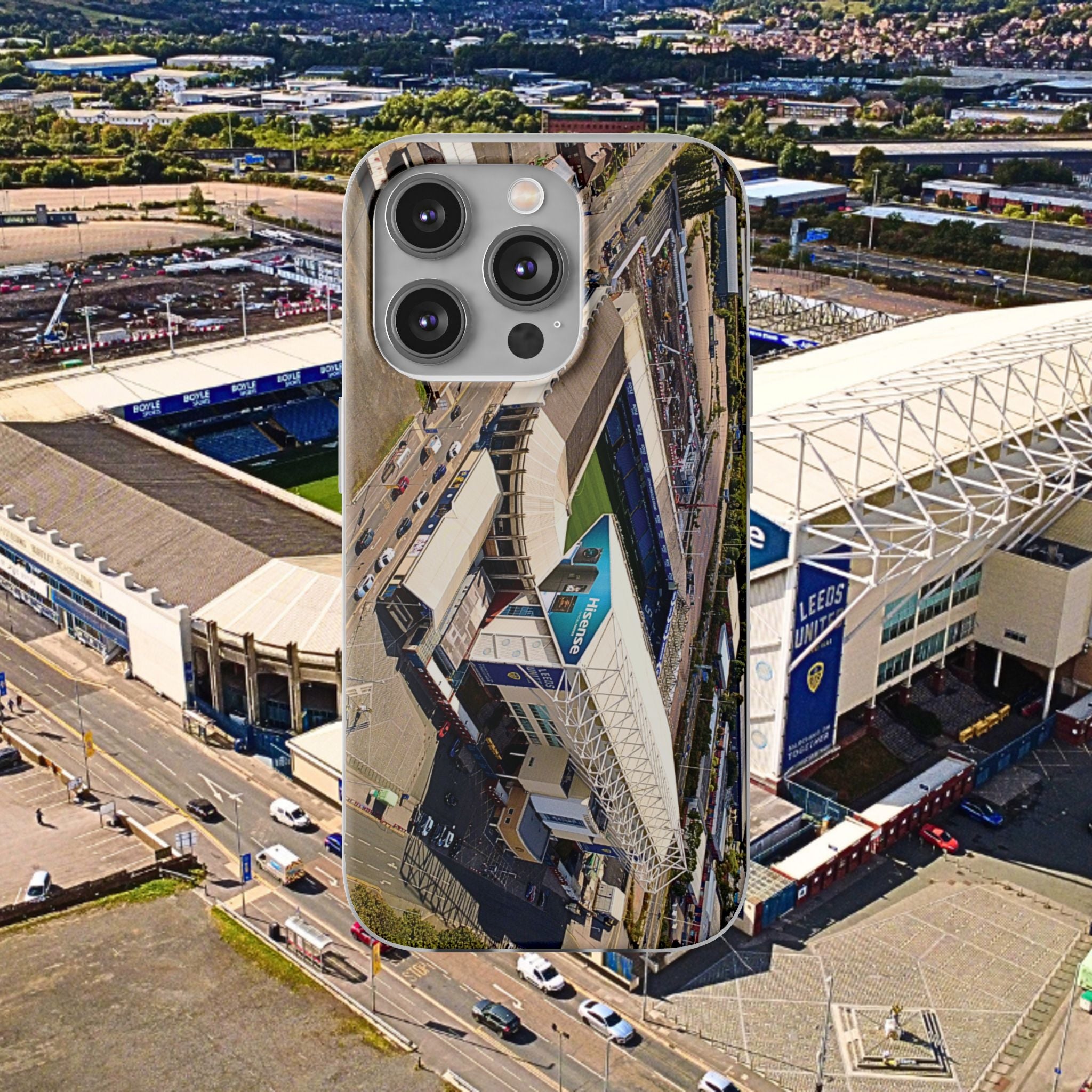 Leeds United — Elland Road Stadium — Flexi Phone Case — Yorkshire