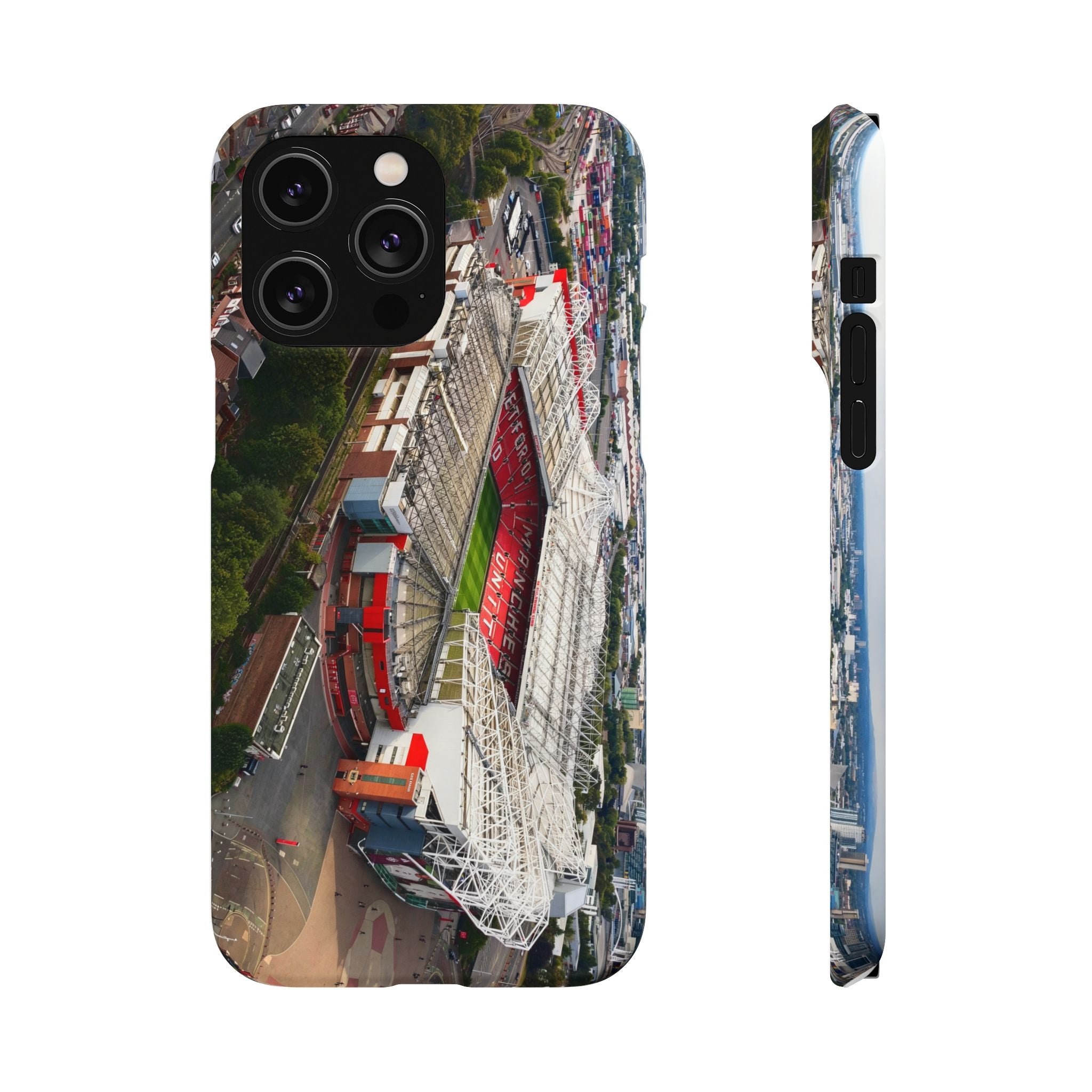 Manchester United, Old Trafford Print Phone Case.