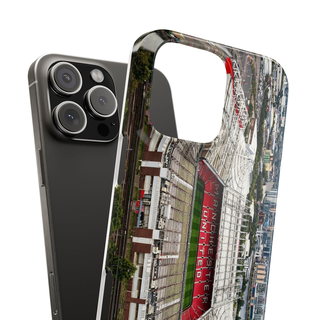 Old Trafford Aerial Side View — Manchester United — Premium Phone Case