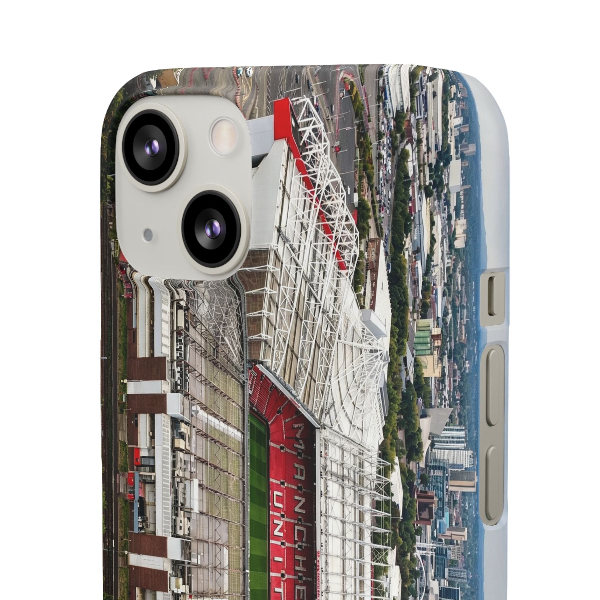 Old Trafford Aerial Side View — Manchester United — Premium Phone Case