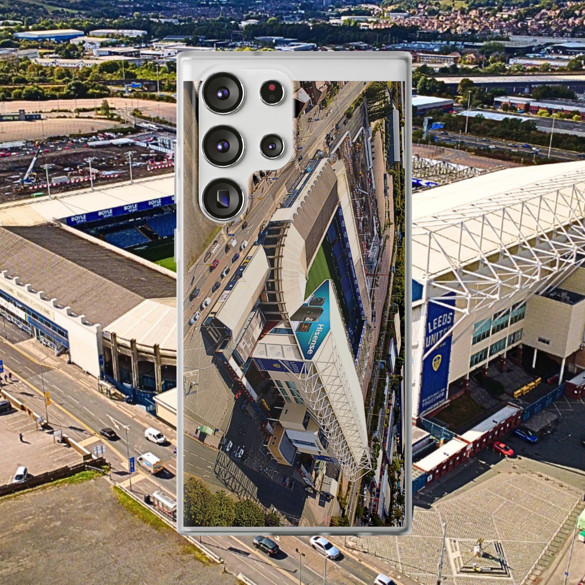 Leeds United — Elland Road Stadium — Flexi Phone Case — Yorkshire