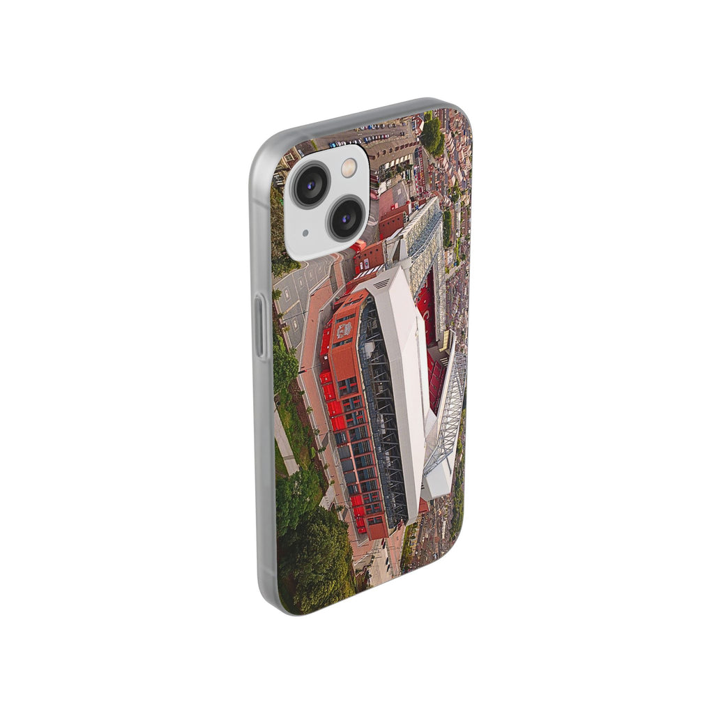 Liverpool Anfield Aerial Flexi Phone Case — Anfield Stadium Photo iPhone Cover
