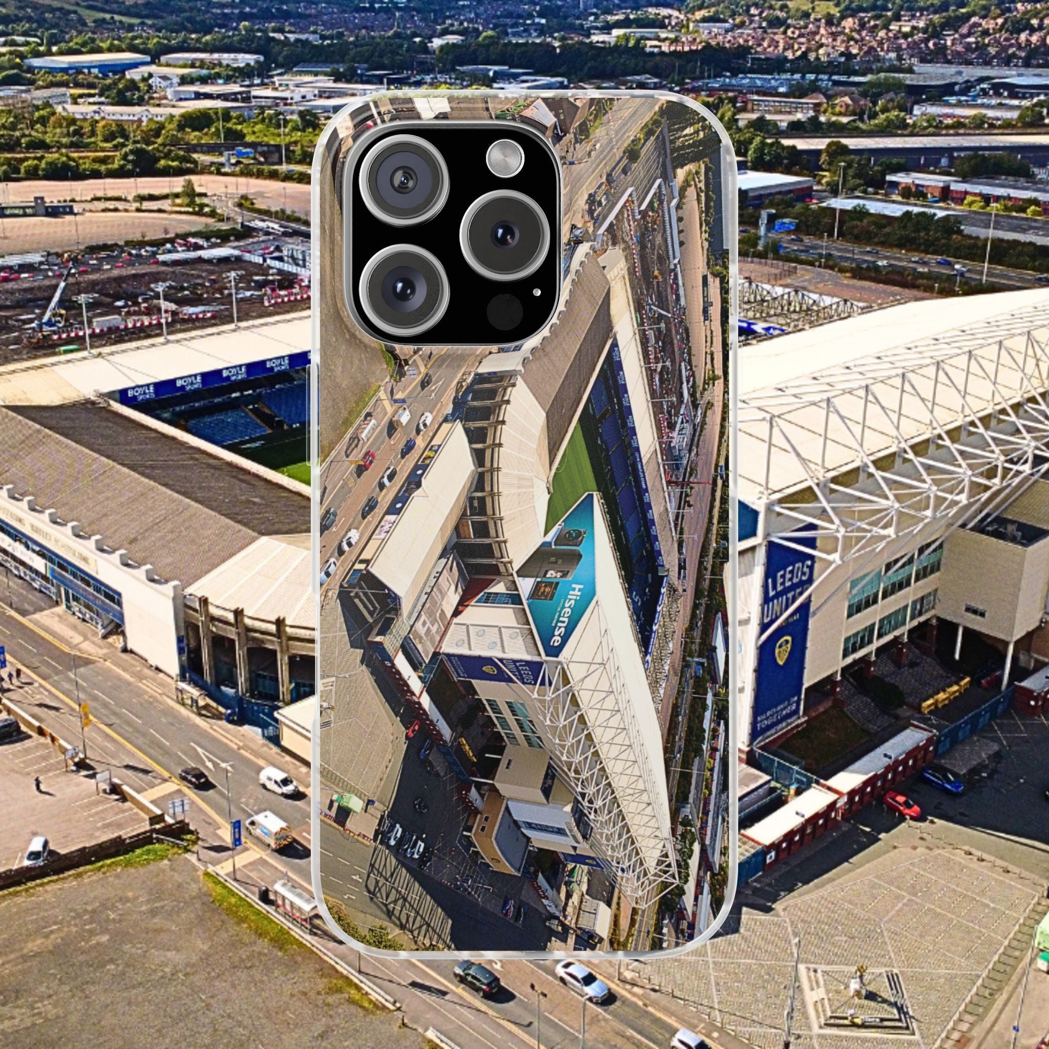 Leeds United — Elland Road Stadium — Flexi Phone Case — Yorkshire