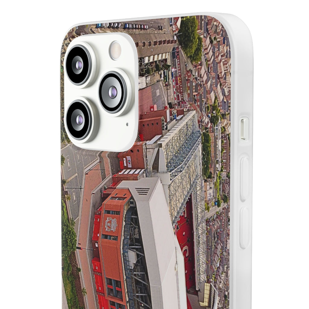 Liverpool Anfield Aerial Flexi Phone Case — Anfield Stadium Photo iPhone Cover