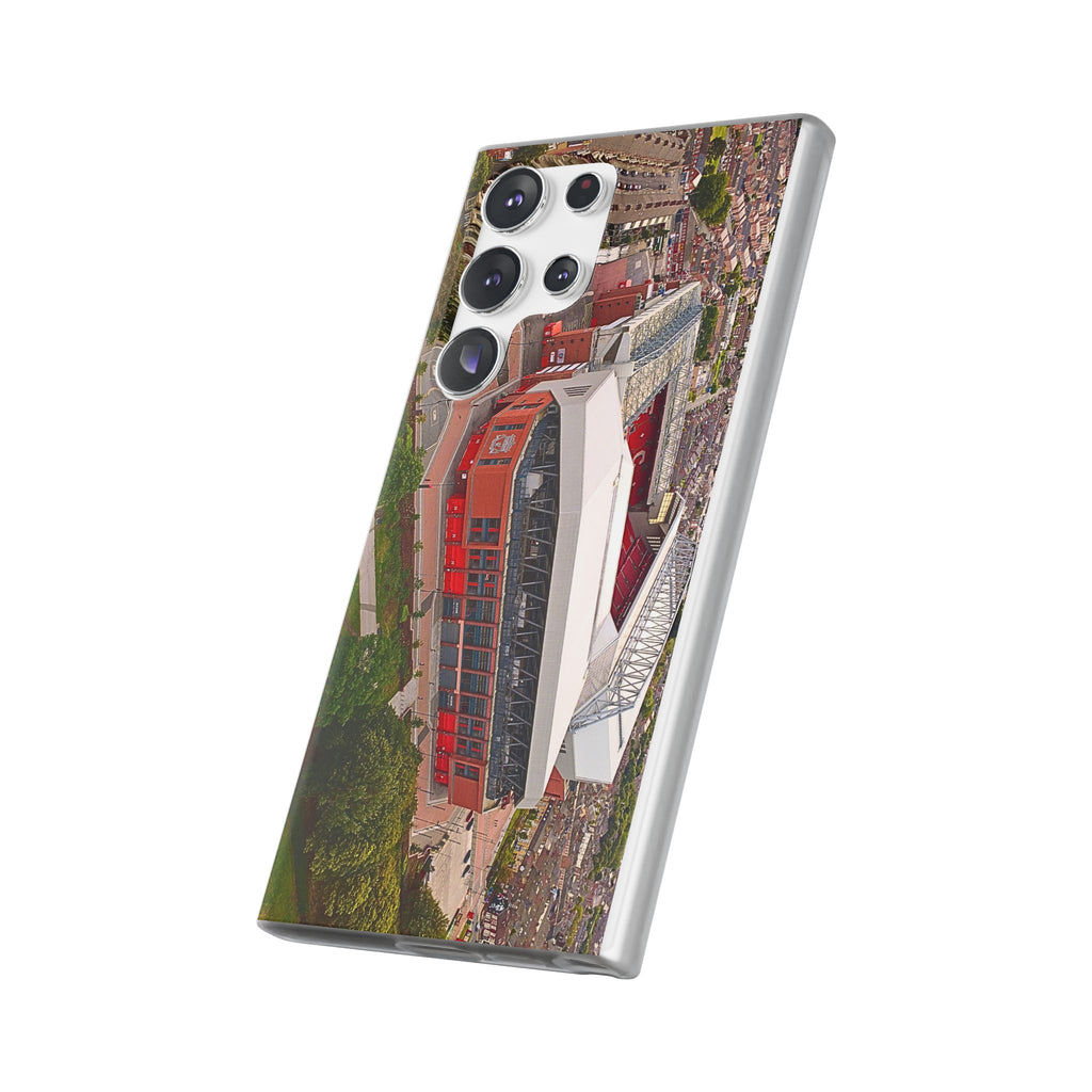 Liverpool Anfield Aerial Flexi Phone Case — Anfield Stadium Photo iPhone Cover