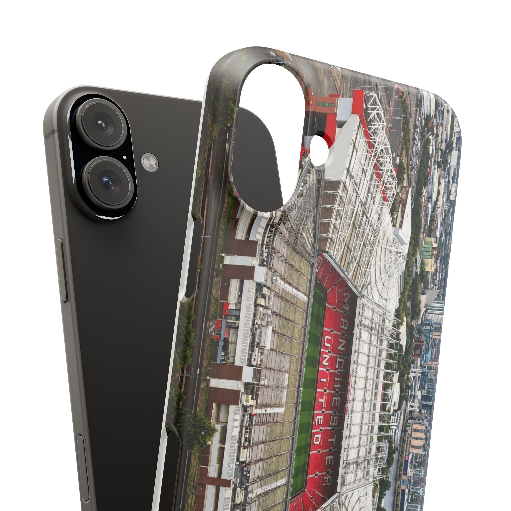 Old Trafford Aerial Side View — Manchester United — Premium Phone Case