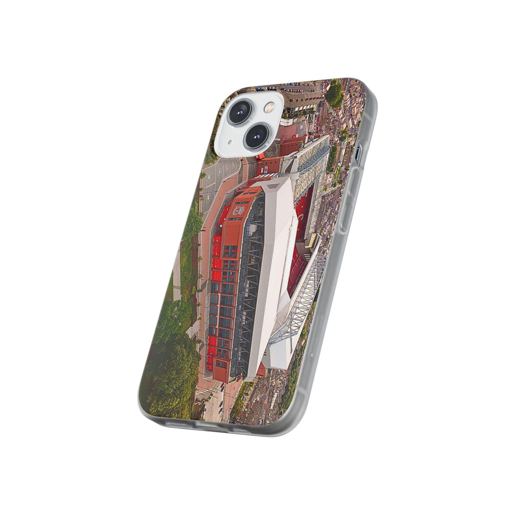Liverpool Anfield Aerial Flexi Phone Case — Anfield Stadium Photo iPhone Cover