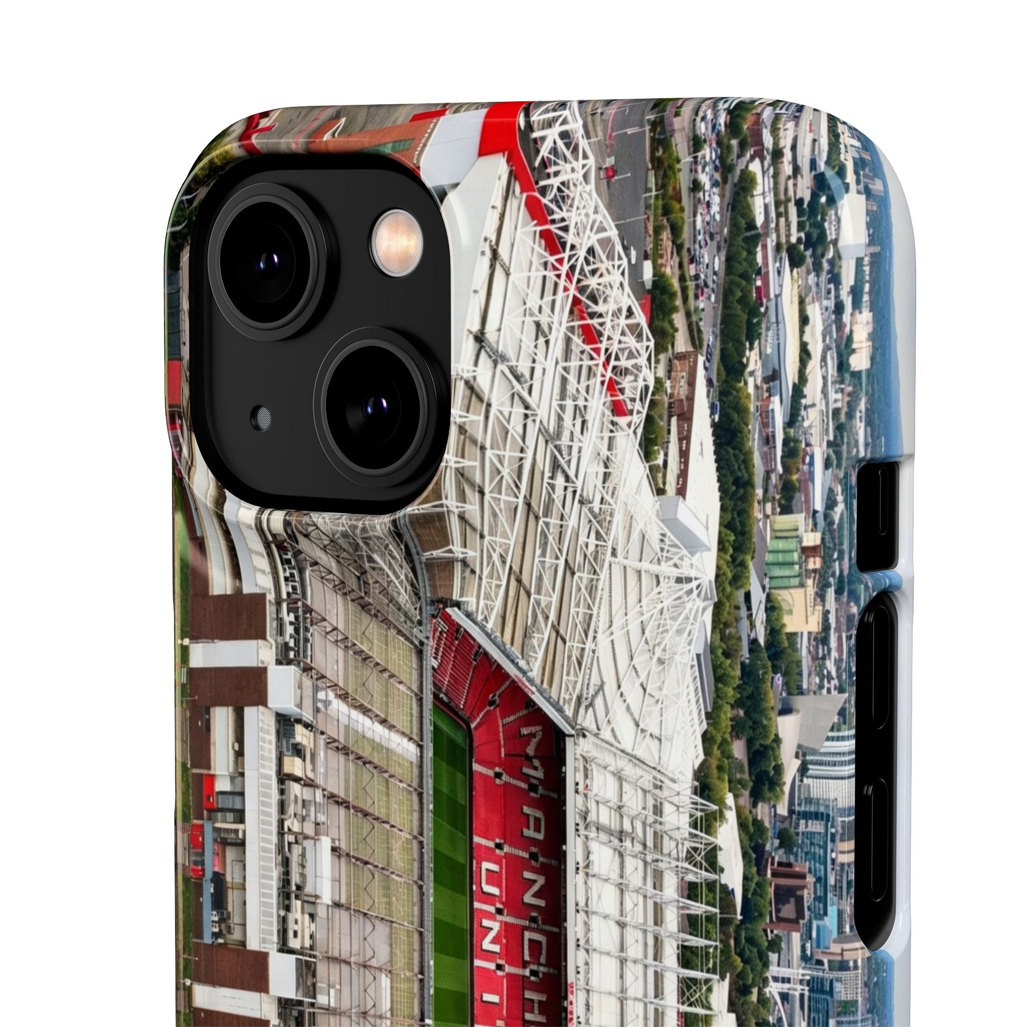 Old Trafford Aerial Side View — Manchester United — Premium Phone Case