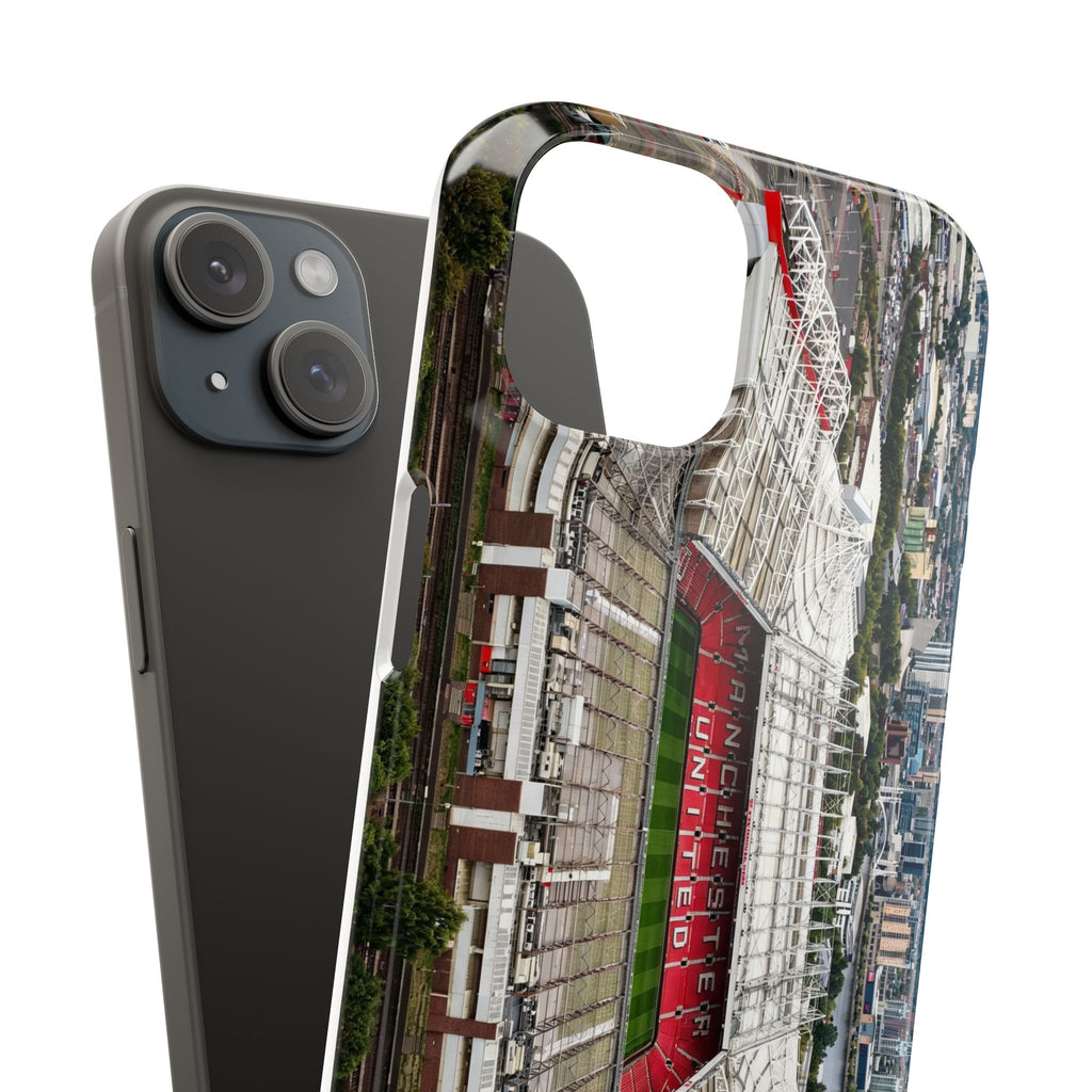 Old Trafford Aerial Side View — Manchester United — Premium Phone Case