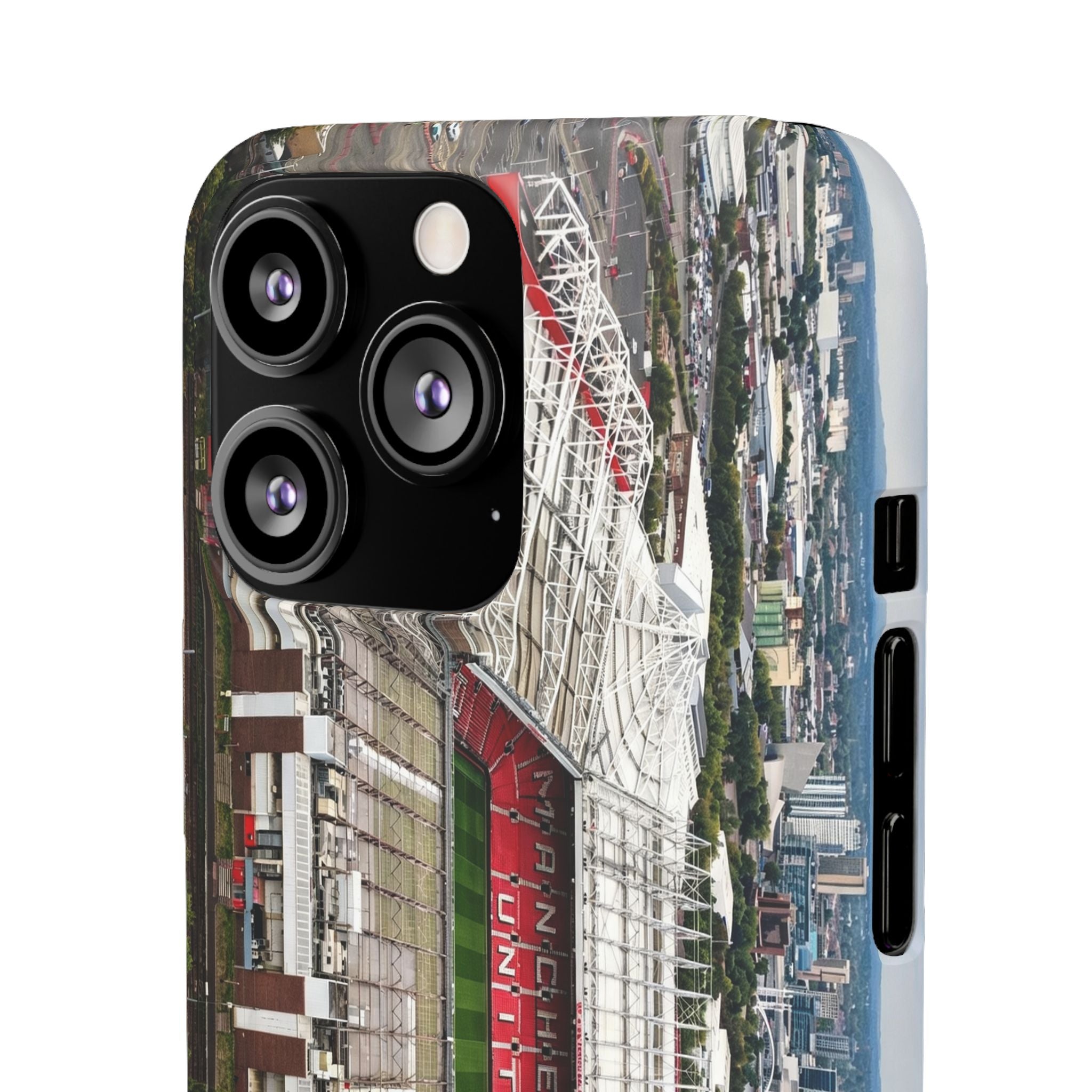 Old Trafford Aerial Side View — Manchester United — Premium Phone Case