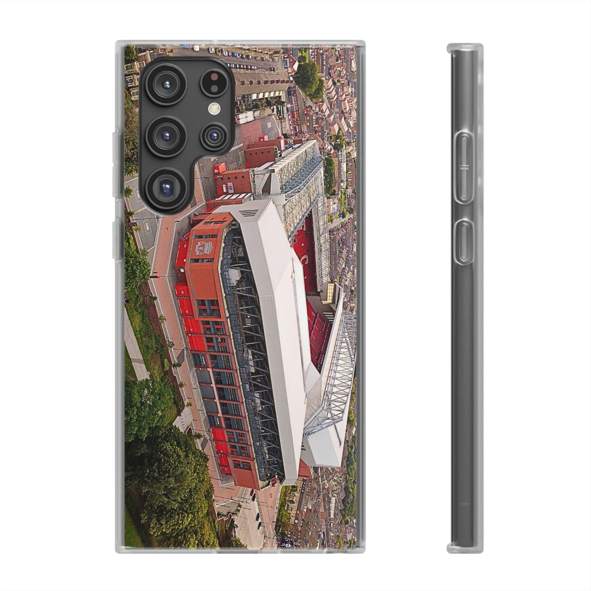 Liverpool Anfield Aerial Flexi Phone Case — Anfield Stadium Photo iPhone Cover