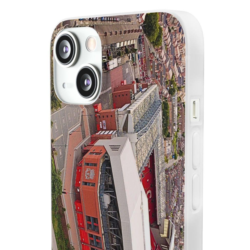 Liverpool Anfield Aerial Flexi Phone Case — Anfield Stadium Photo iPhone Cover