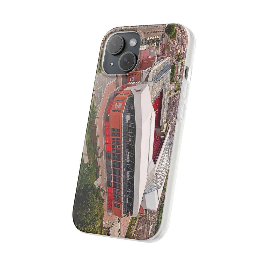 Liverpool Anfield Aerial Flexi Phone Case — Anfield Stadium Photo iPhone Cover