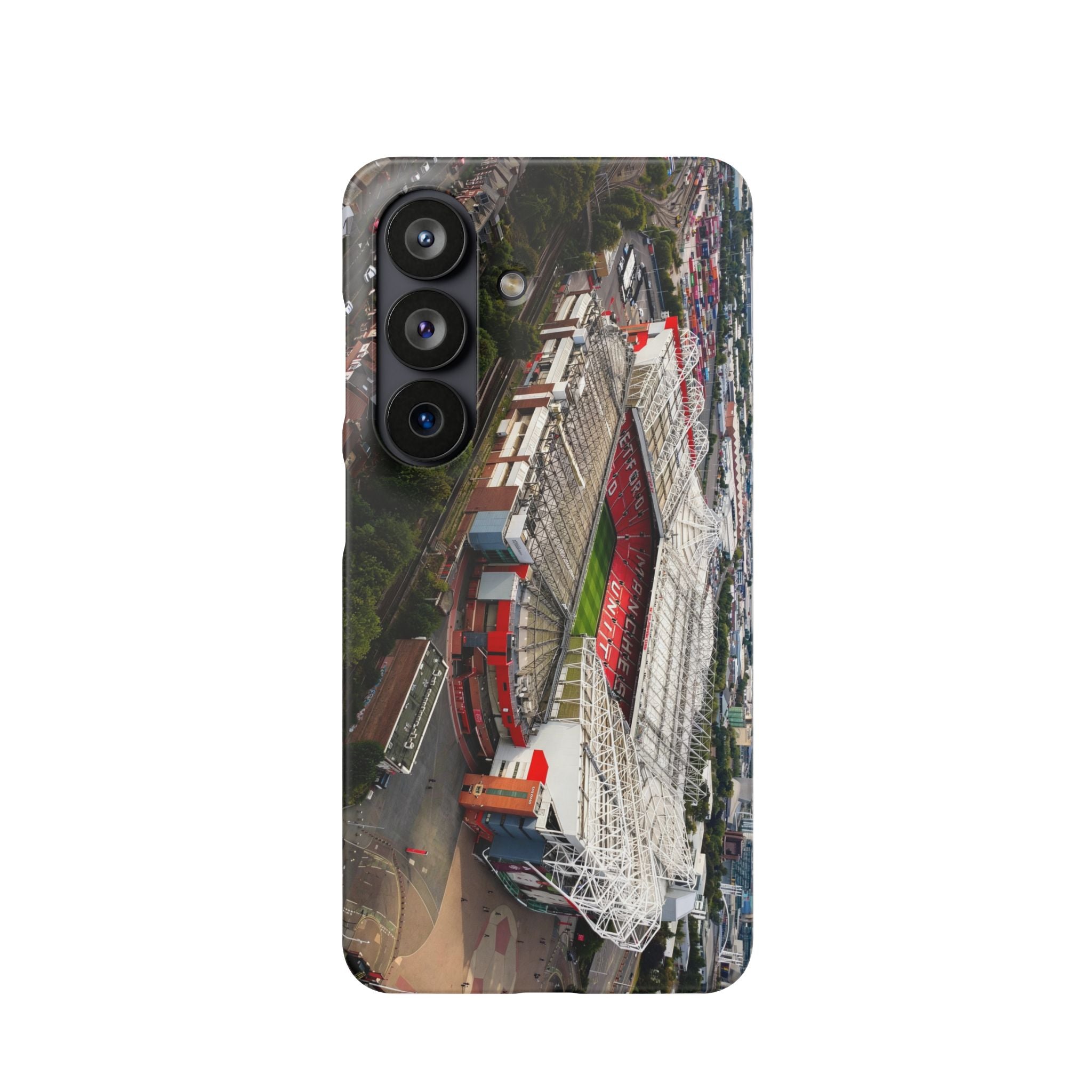 Manchester United, Old Trafford Print Phone Case.
