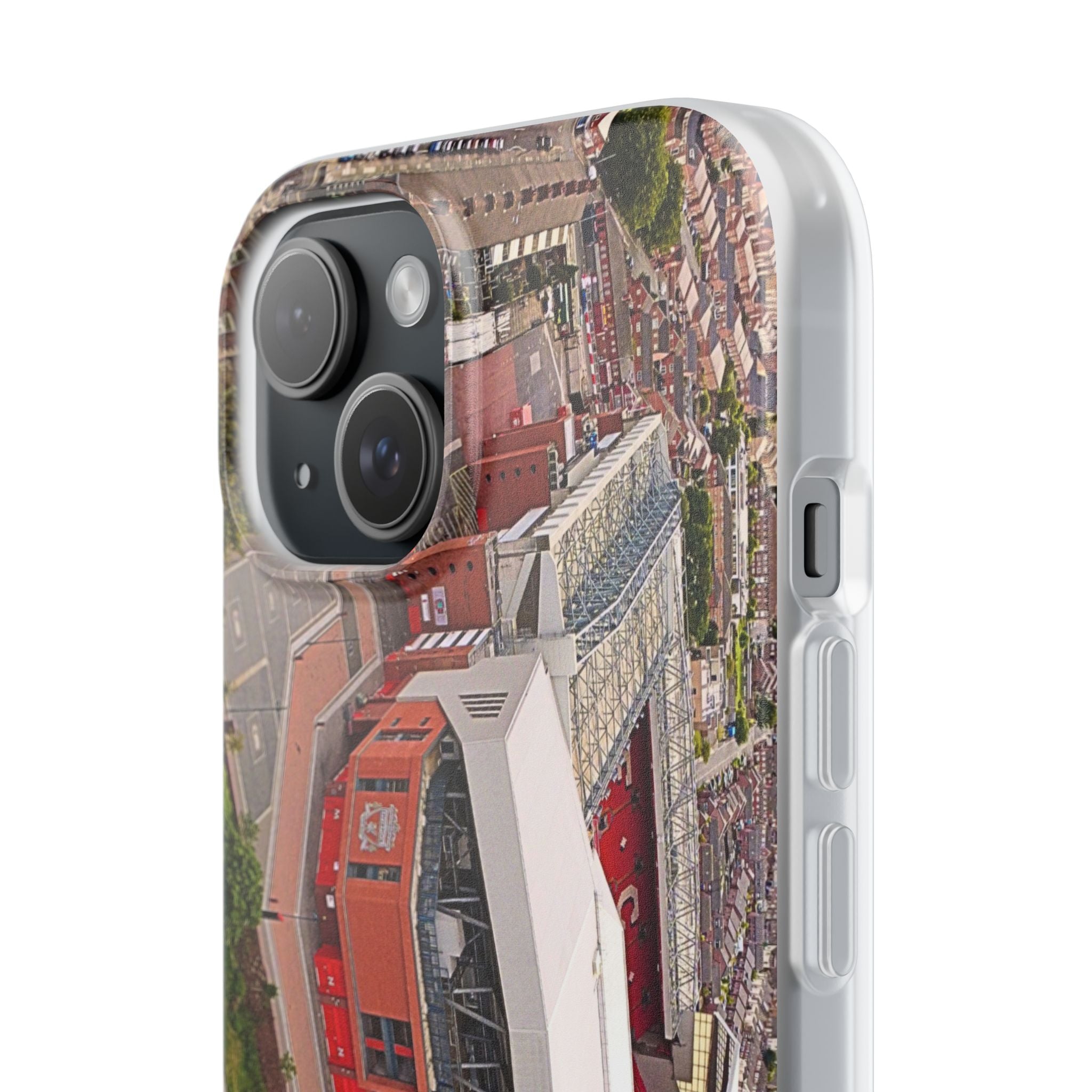 Liverpool Anfield Aerial Flexi Phone Case — Anfield Stadium Photo iPhone Cover