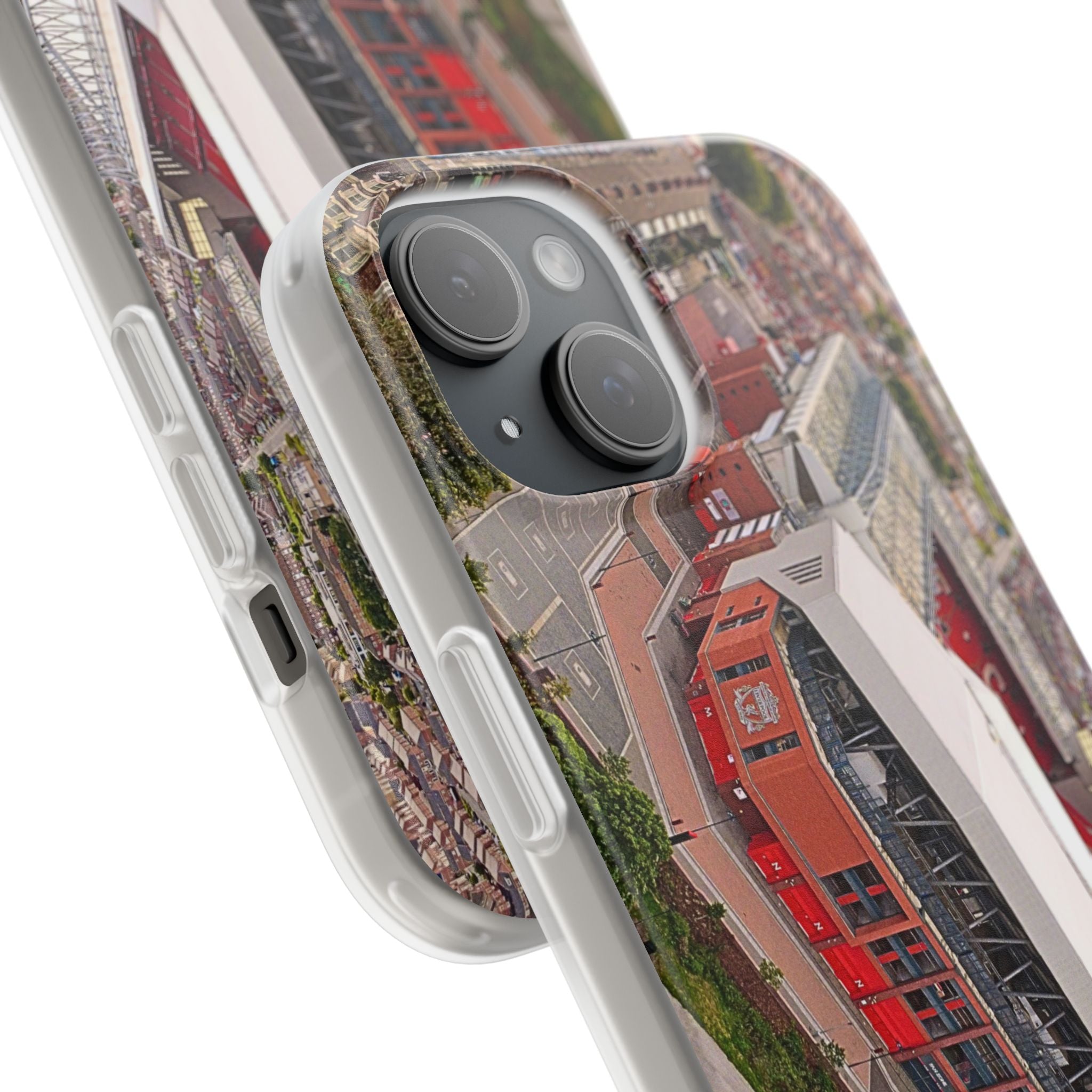 Liverpool Anfield Aerial Flexi Phone Case — Anfield Stadium Photo iPhone Cover