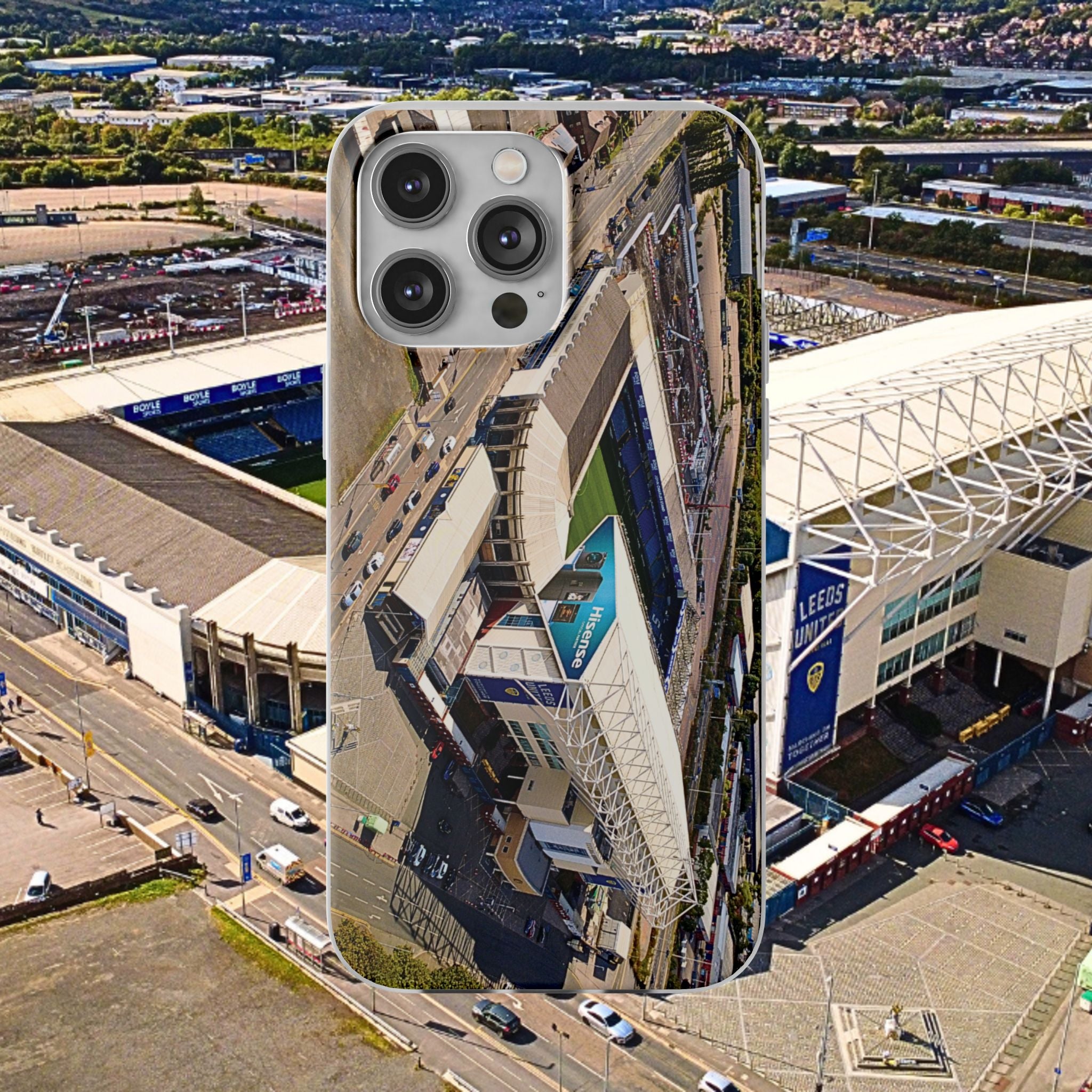 Leeds United — Elland Road Stadium — Flexi Phone Case — Yorkshire