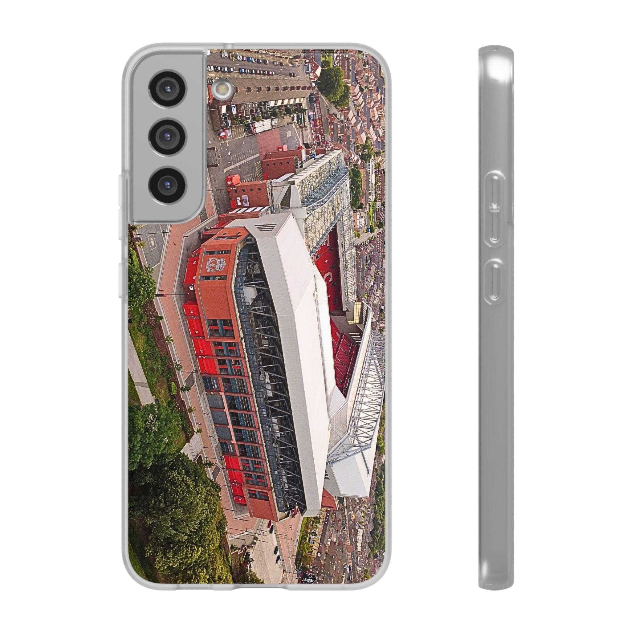 Liverpool Anfield Aerial Flexi Phone Case — Anfield Stadium Photo iPhone Cover