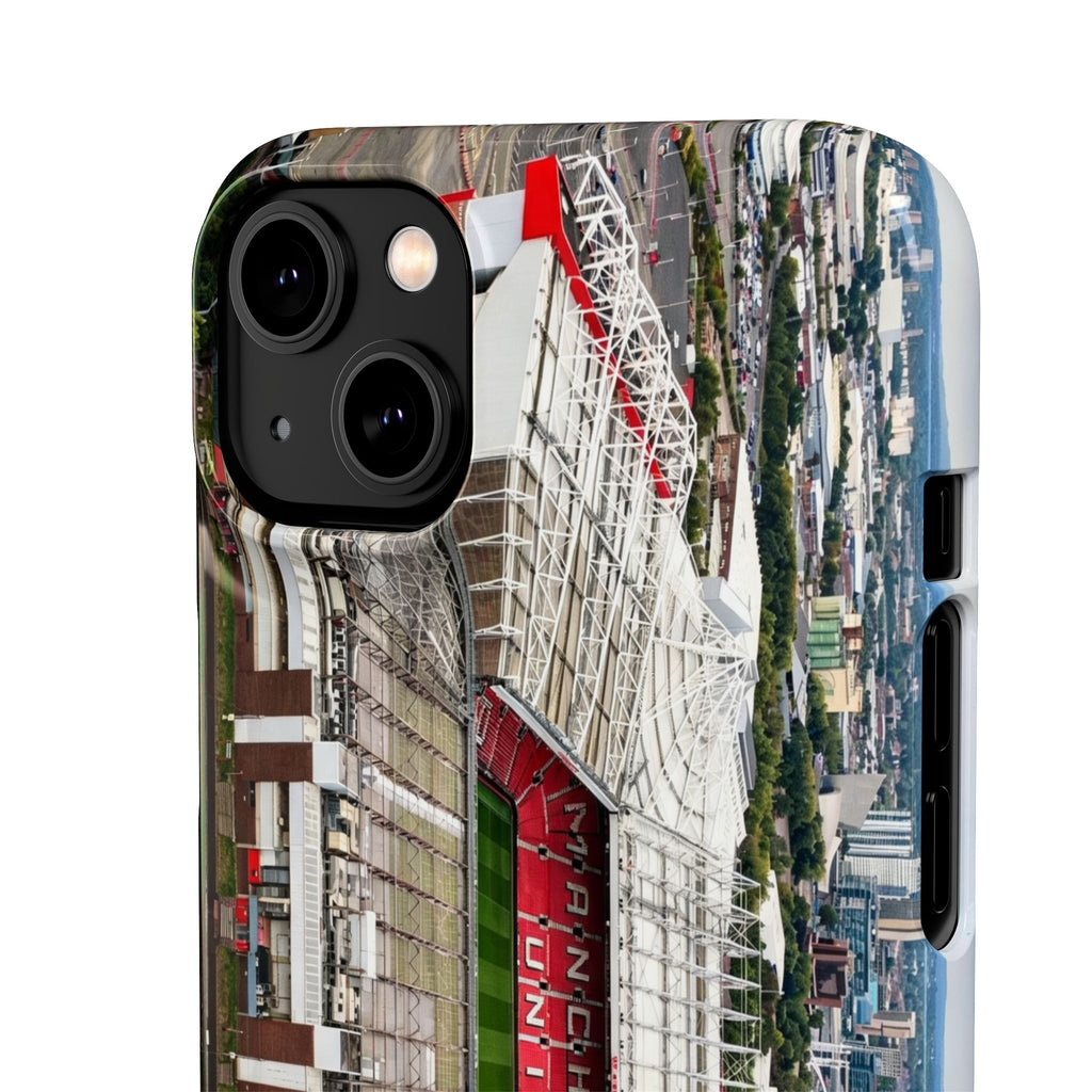 Old Trafford Aerial Side View — Manchester United — Premium Phone Case