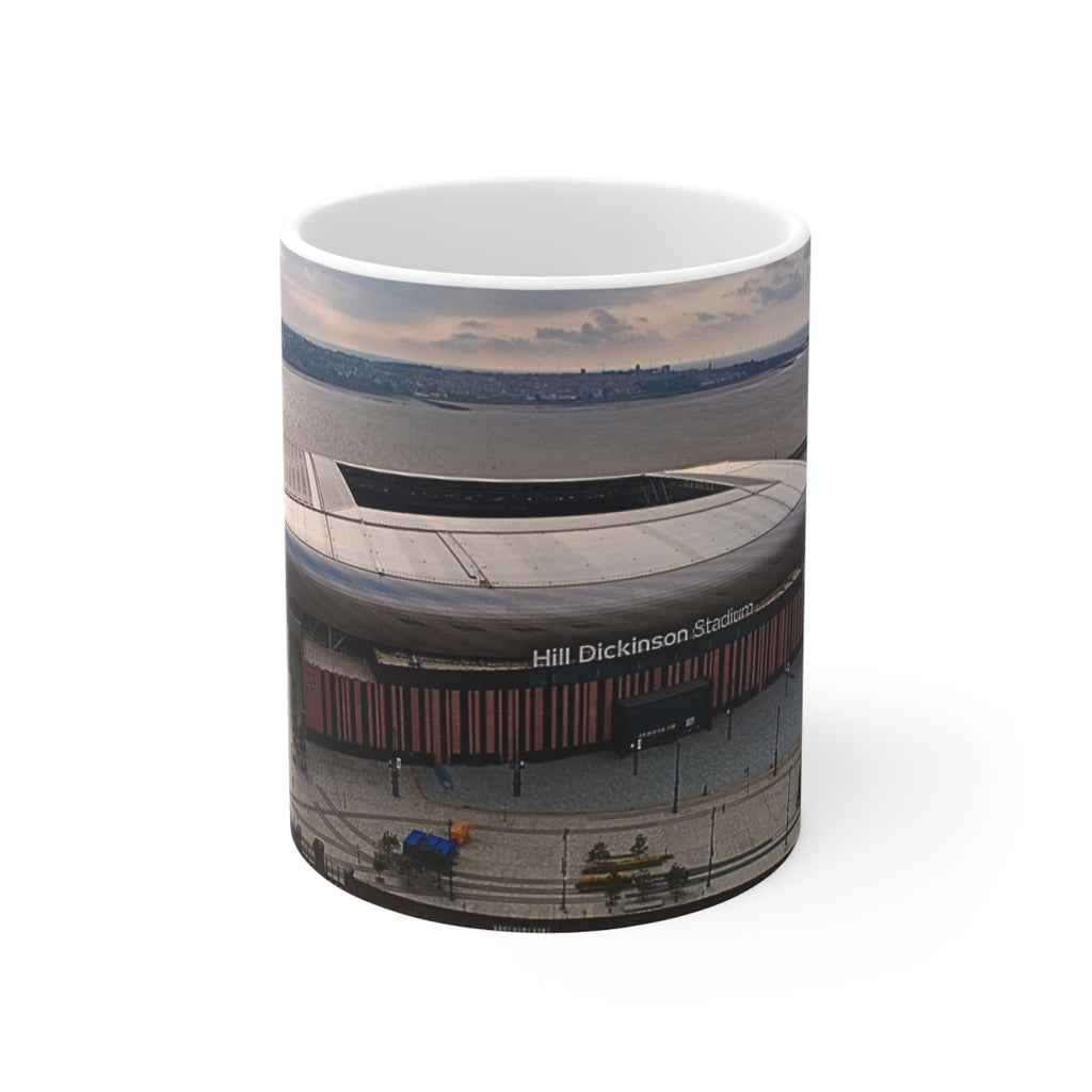 Everton FC Hill Dickinson Stadium 11oz Ceramic Mug.