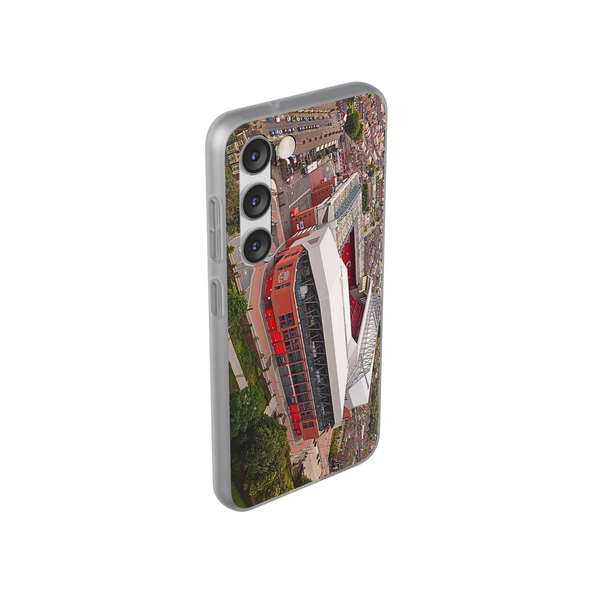 Liverpool Anfield Aerial Flexi Phone Case — Anfield Stadium Photo iPhone Cover