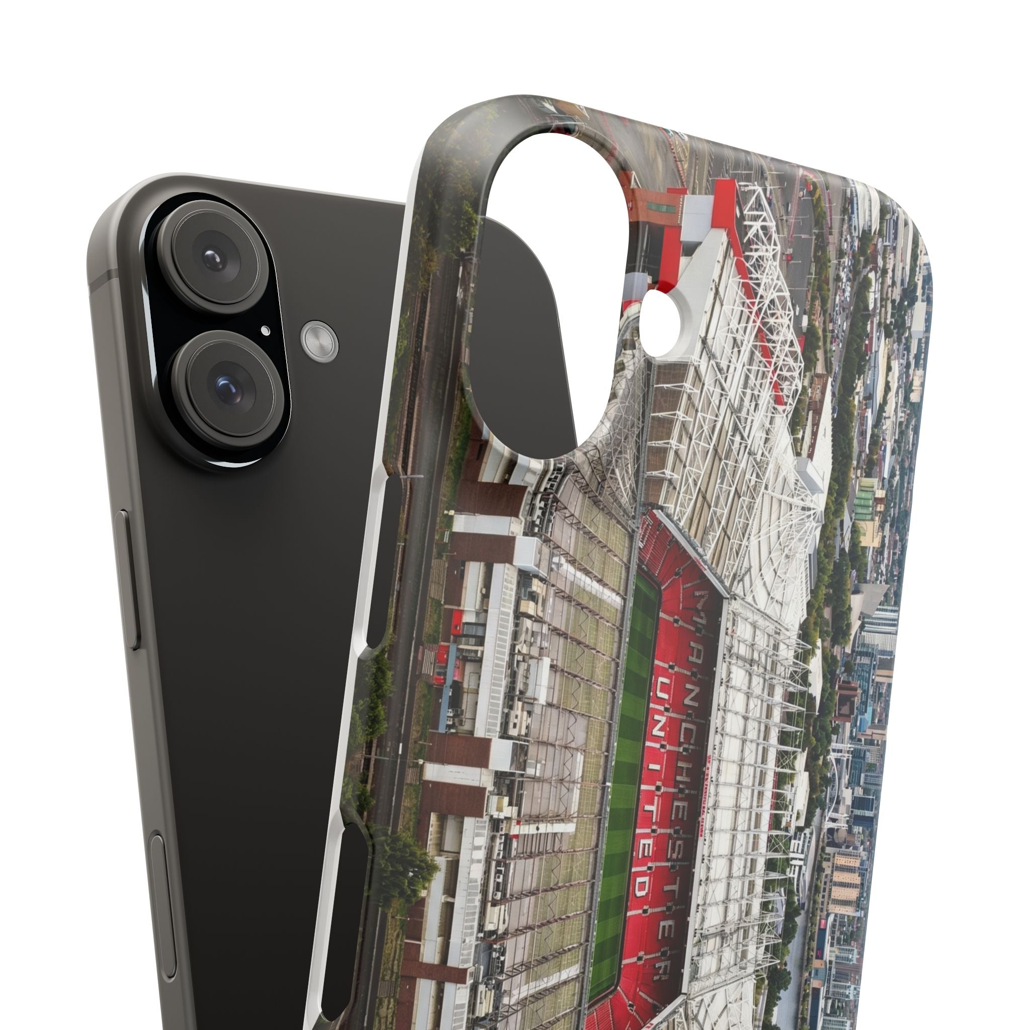 Old Trafford Aerial Side View — Manchester United — Premium Phone Case