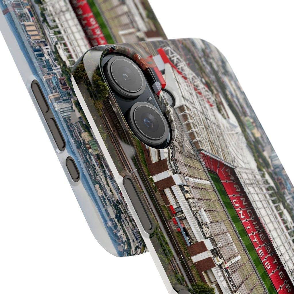 Old Trafford Aerial Side View — Manchester United — Premium Phone Case