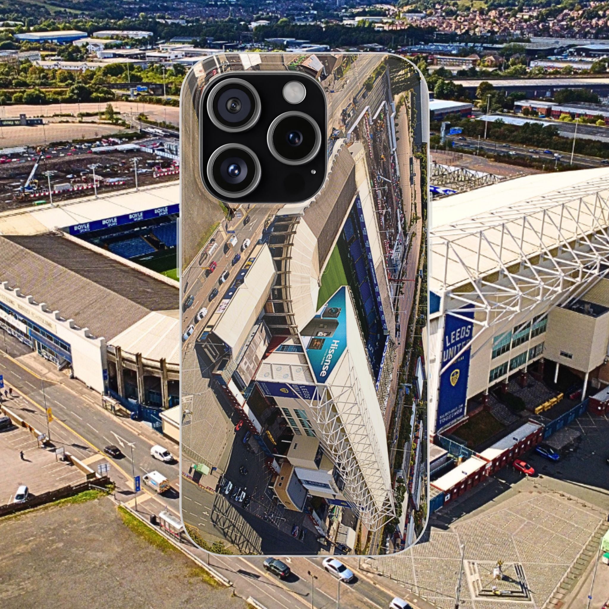 Leeds United — Elland Road Stadium — Flexi Phone Case — Yorkshire