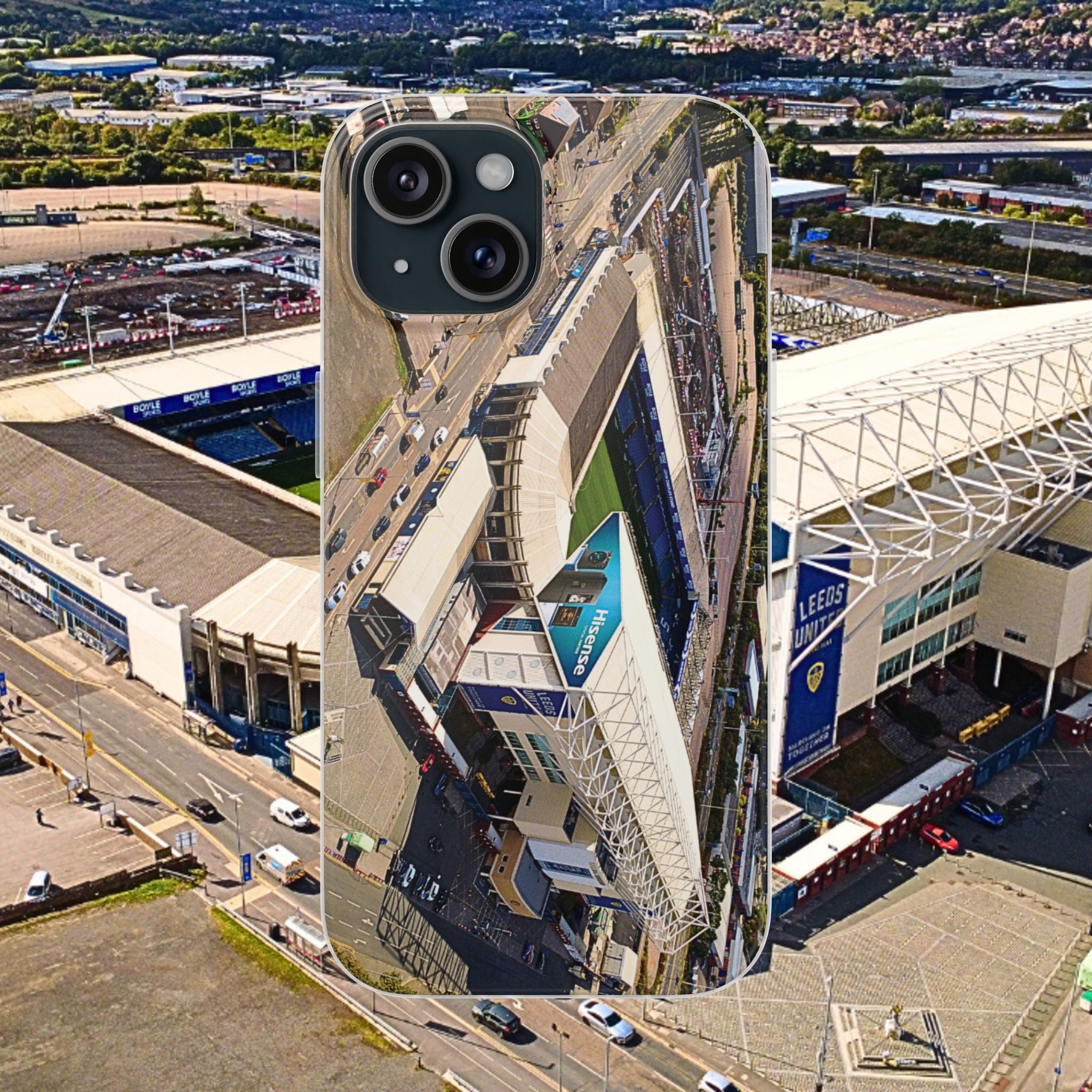 Leeds United — Elland Road Stadium — Flexi Phone Case — Yorkshire