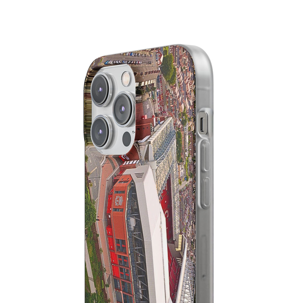 Liverpool Anfield Aerial Flexi Phone Case — Anfield Stadium Photo iPhone Cover
