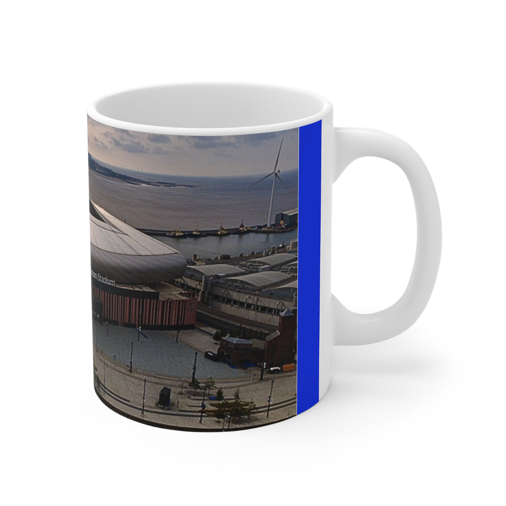 Everton FC Hill Dickinson Stadium 11oz Ceramic Mug.