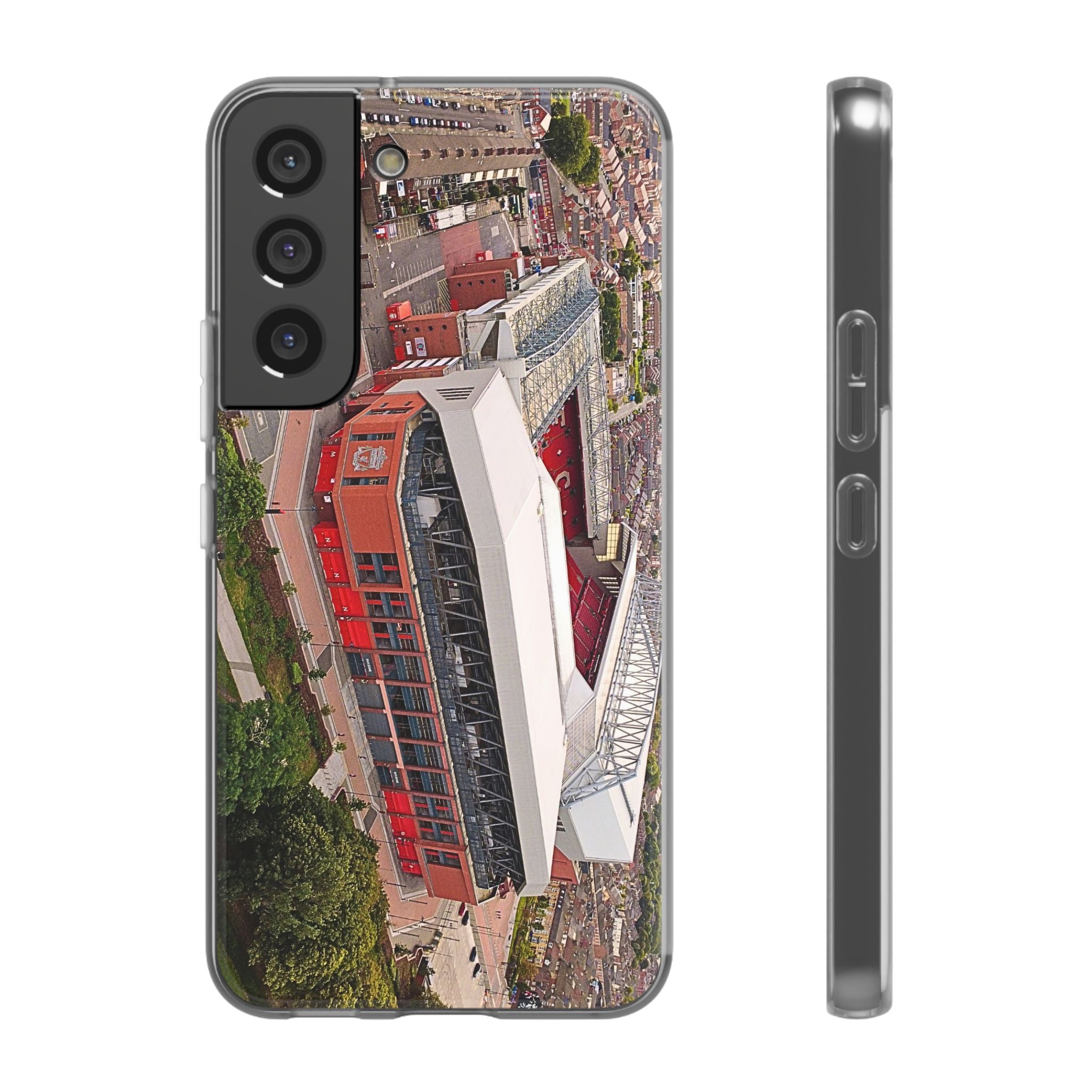 Liverpool Anfield Aerial Flexi Phone Case — Anfield Stadium Photo iPhone Cover