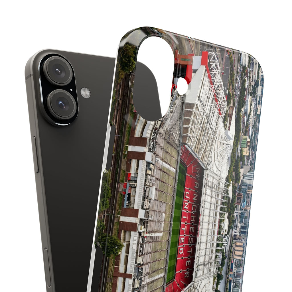 Old Trafford Aerial Side View — Manchester United — Premium Phone Case
