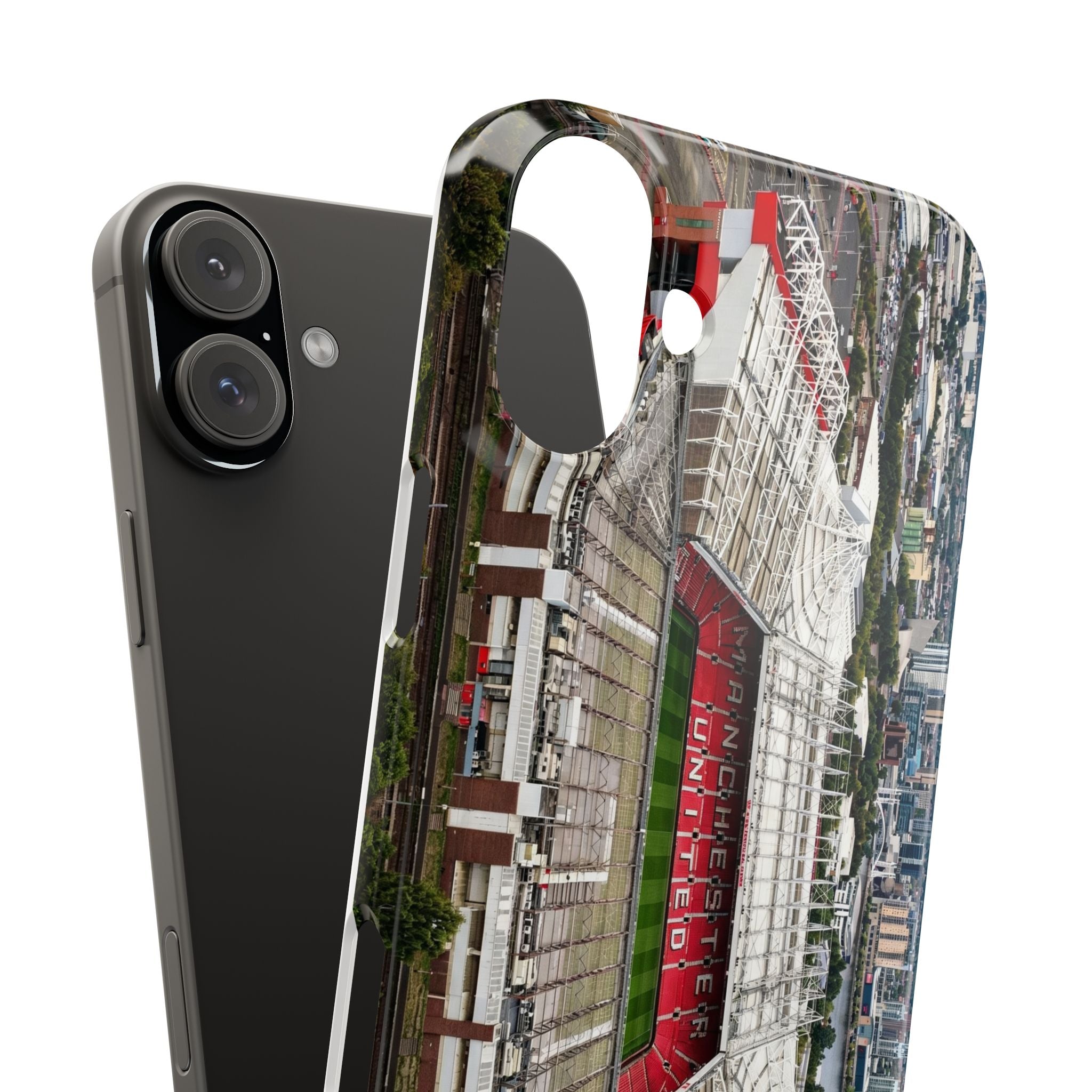 Old Trafford Aerial Side View — Manchester United — Premium Phone Case