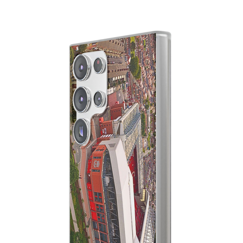 Liverpool Anfield Aerial Flexi Phone Case — Anfield Stadium Photo iPhone Cover