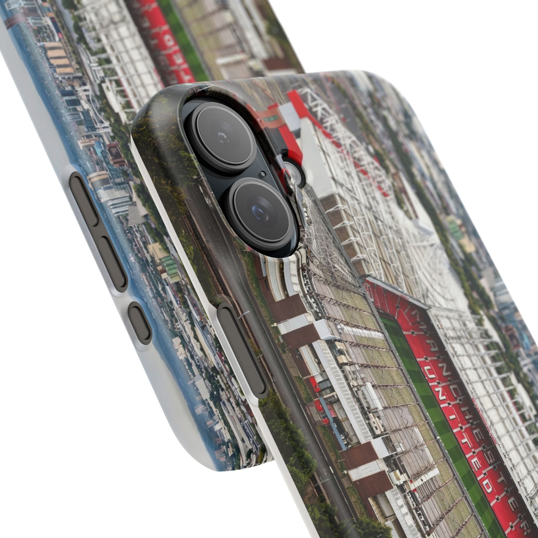 Old Trafford Aerial Side View — Manchester United — Premium Phone Case