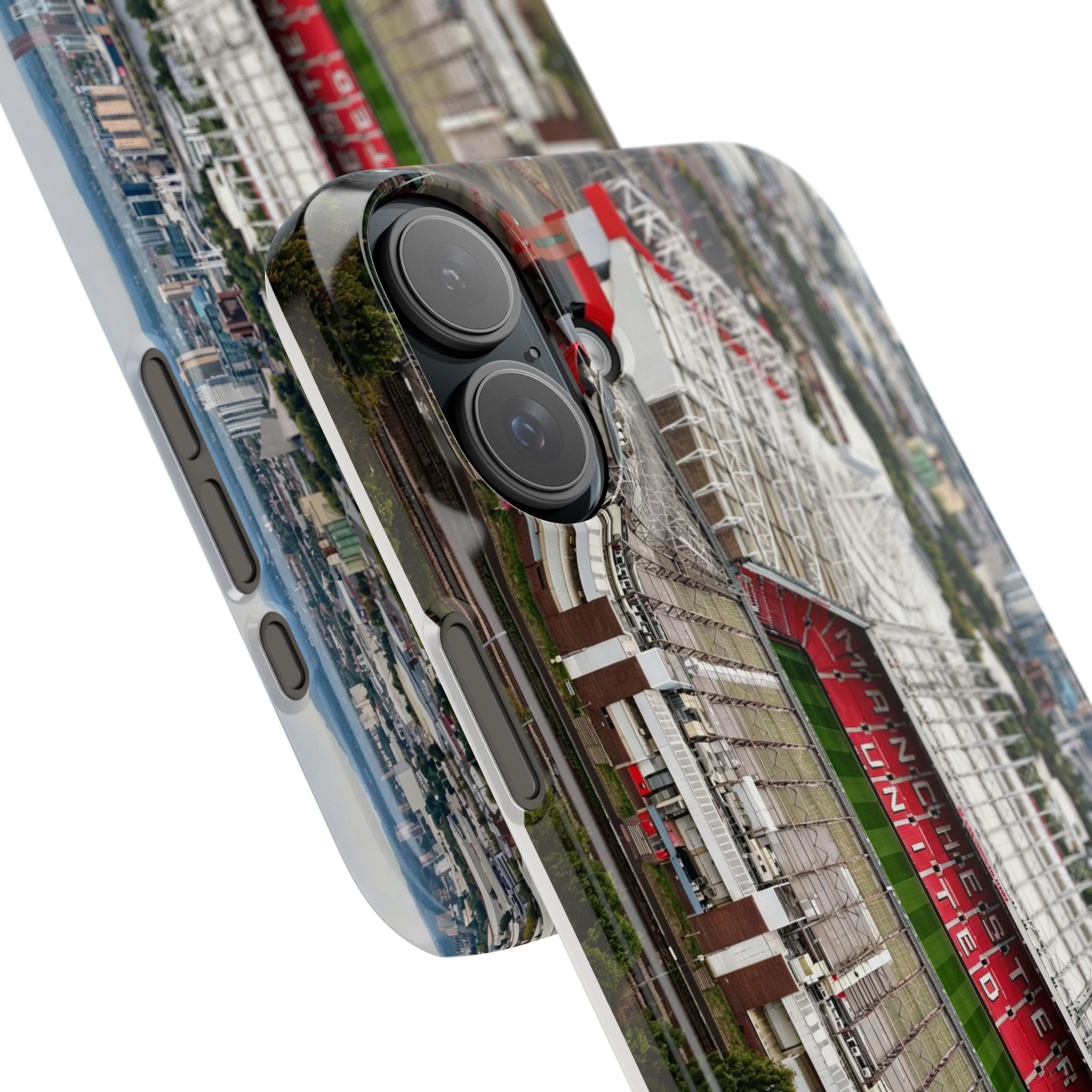 Old Trafford Aerial Side View — Manchester United — Premium Phone Case