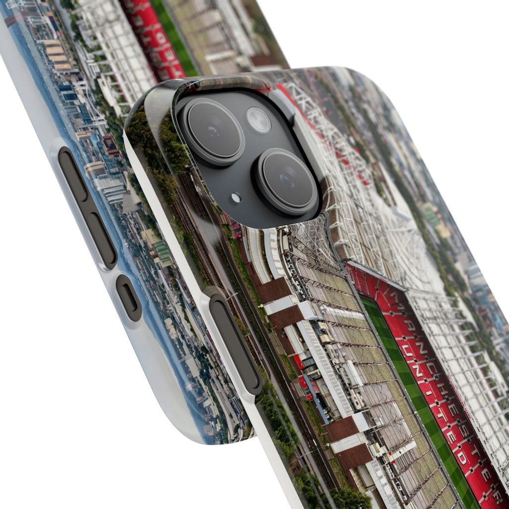 Old Trafford Aerial Side View — Manchester United — Premium Phone Case