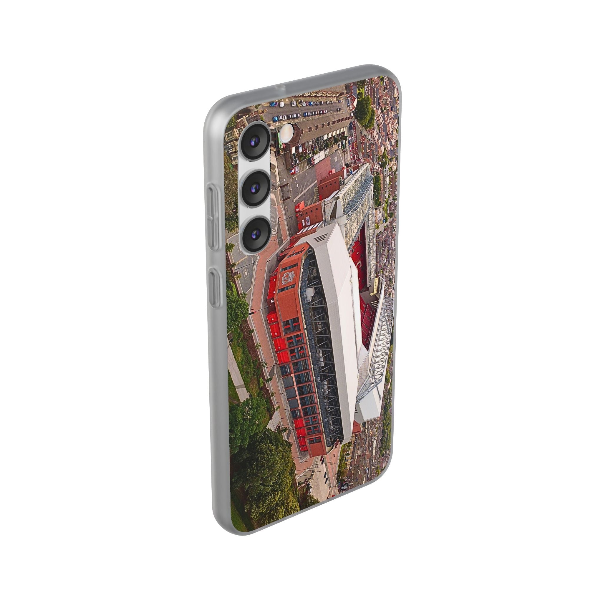 Liverpool Anfield Aerial Flexi Phone Case — Anfield Stadium Photo iPhone Cover