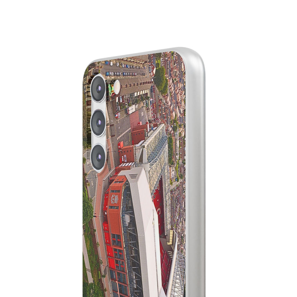 Liverpool Anfield Aerial Flexi Phone Case — Anfield Stadium Photo iPhone Cover
