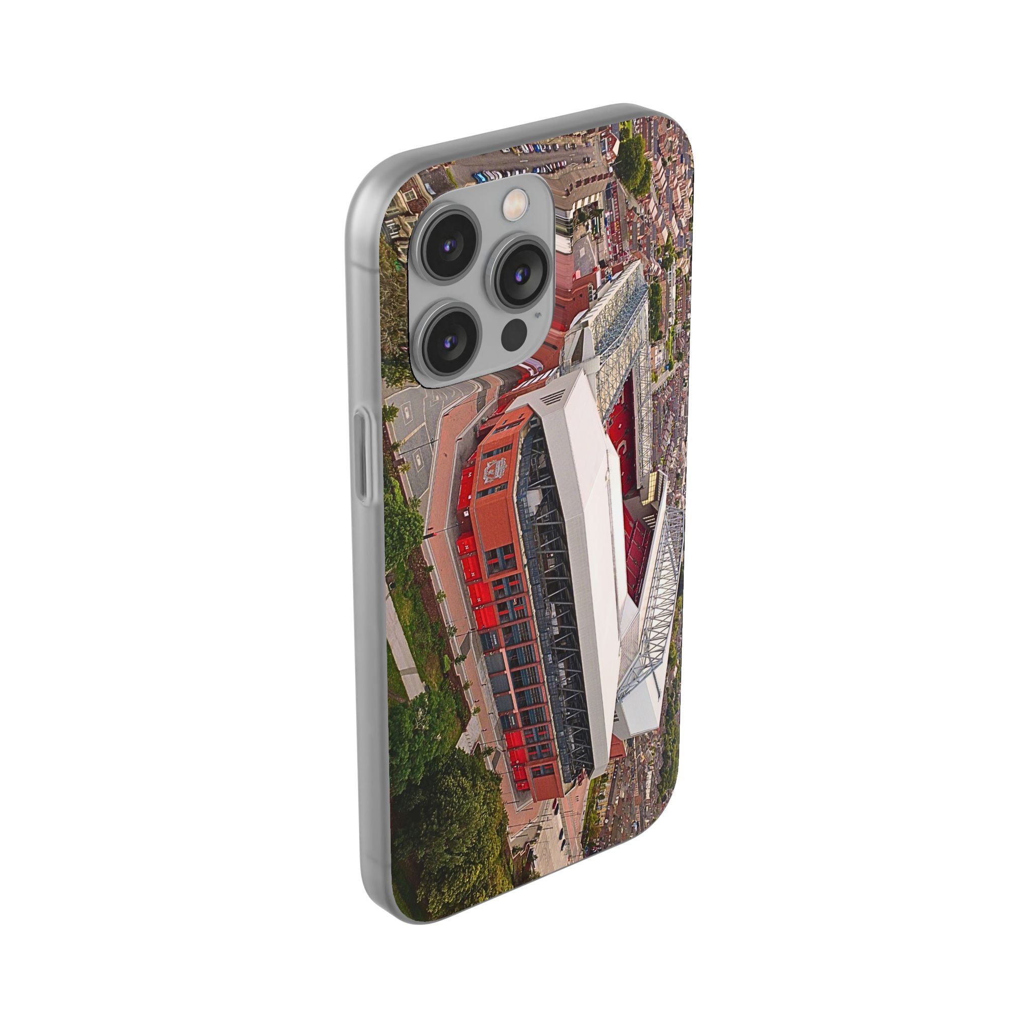Liverpool Anfield Aerial Flexi Phone Case — Anfield Stadium Photo iPhone Cover