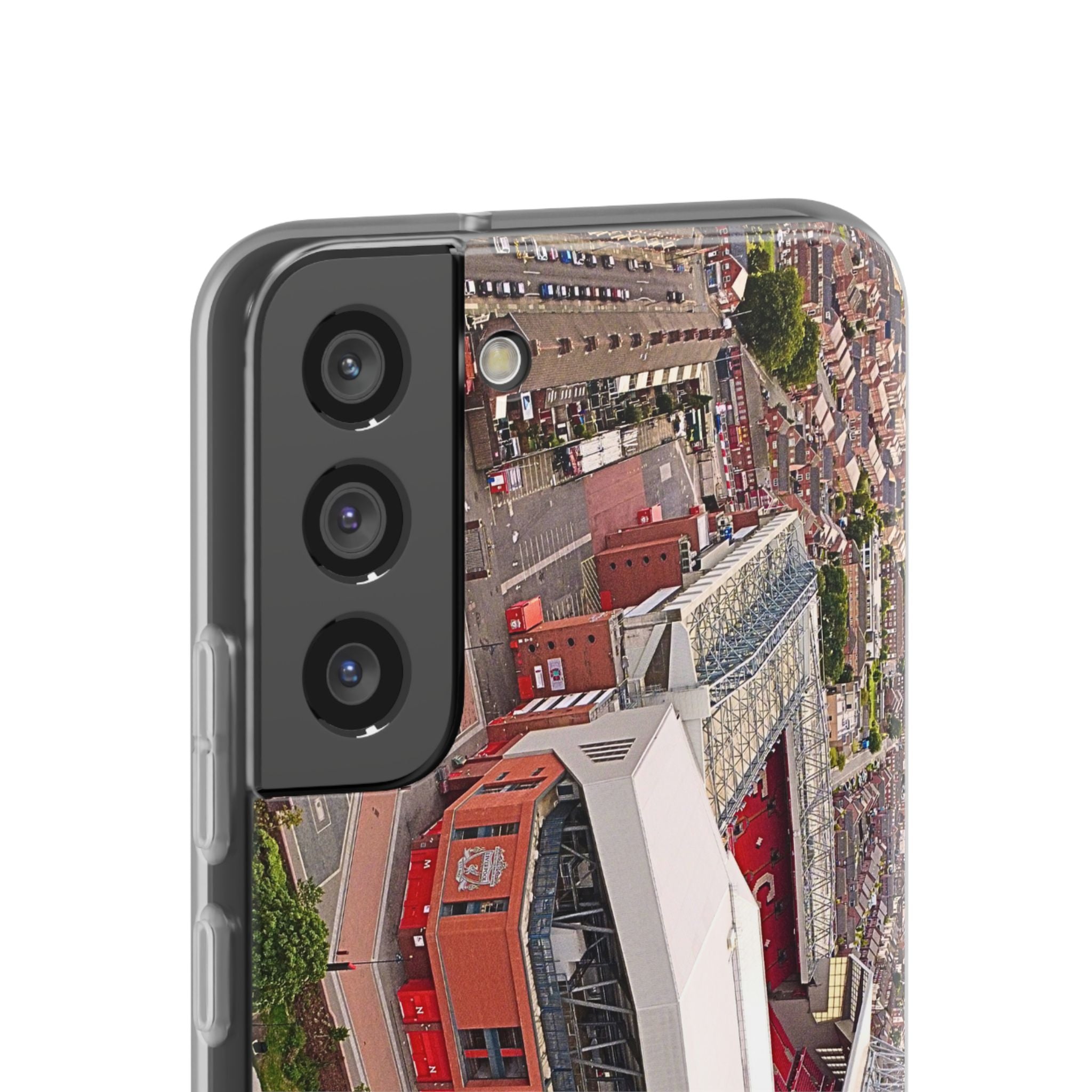 Liverpool Anfield Aerial Flexi Phone Case — Anfield Stadium Photo iPhone Cover