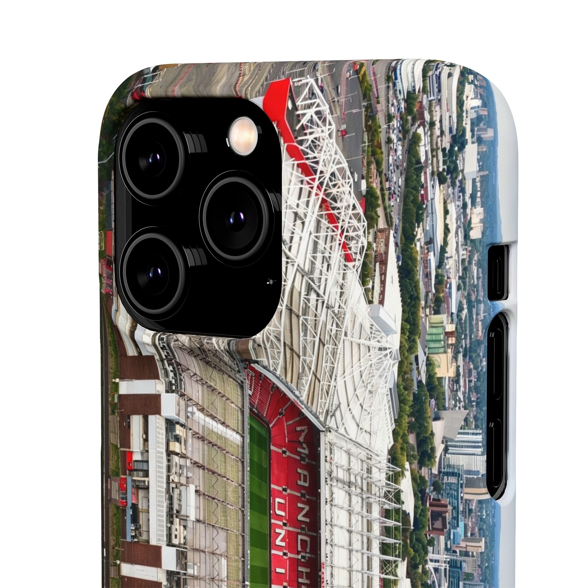 Old Trafford Aerial Side View — Manchester United — Premium Phone Case